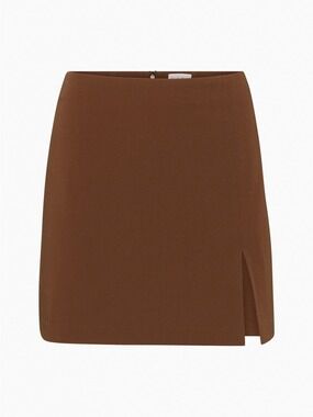 Aritzia Sunday Best Tatiana Brown Mini Skirt Size 6